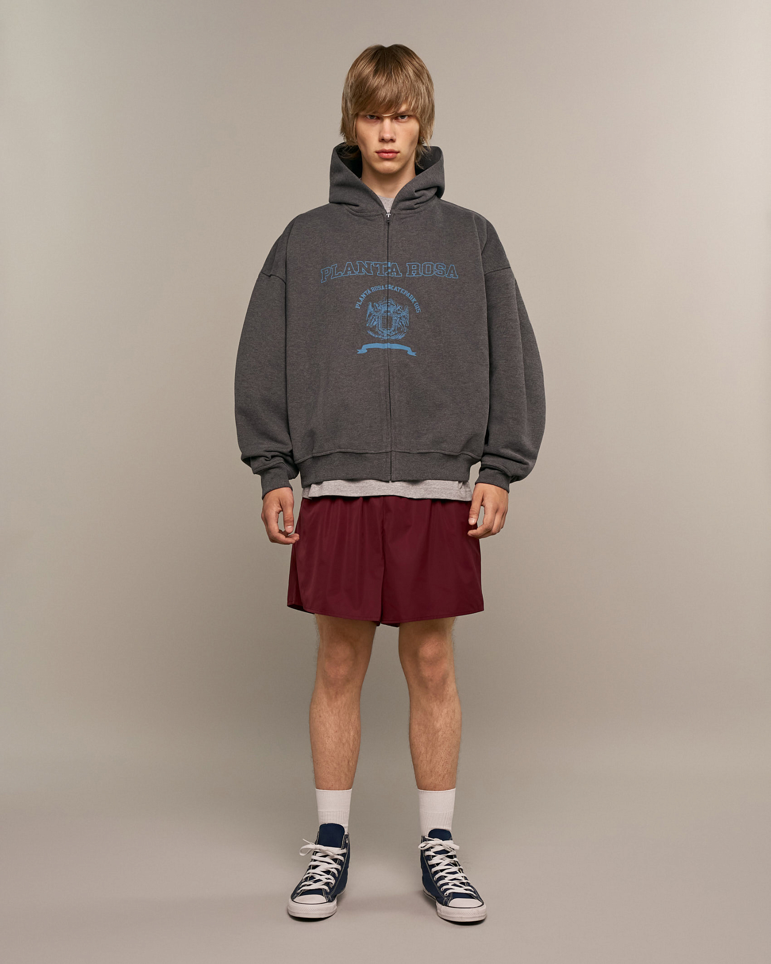 COAT-OF-ARM ZIP HOODIE