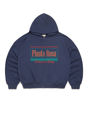 DEDICATED ZIP HOODIE 470-BLUEINDIGO VELVET