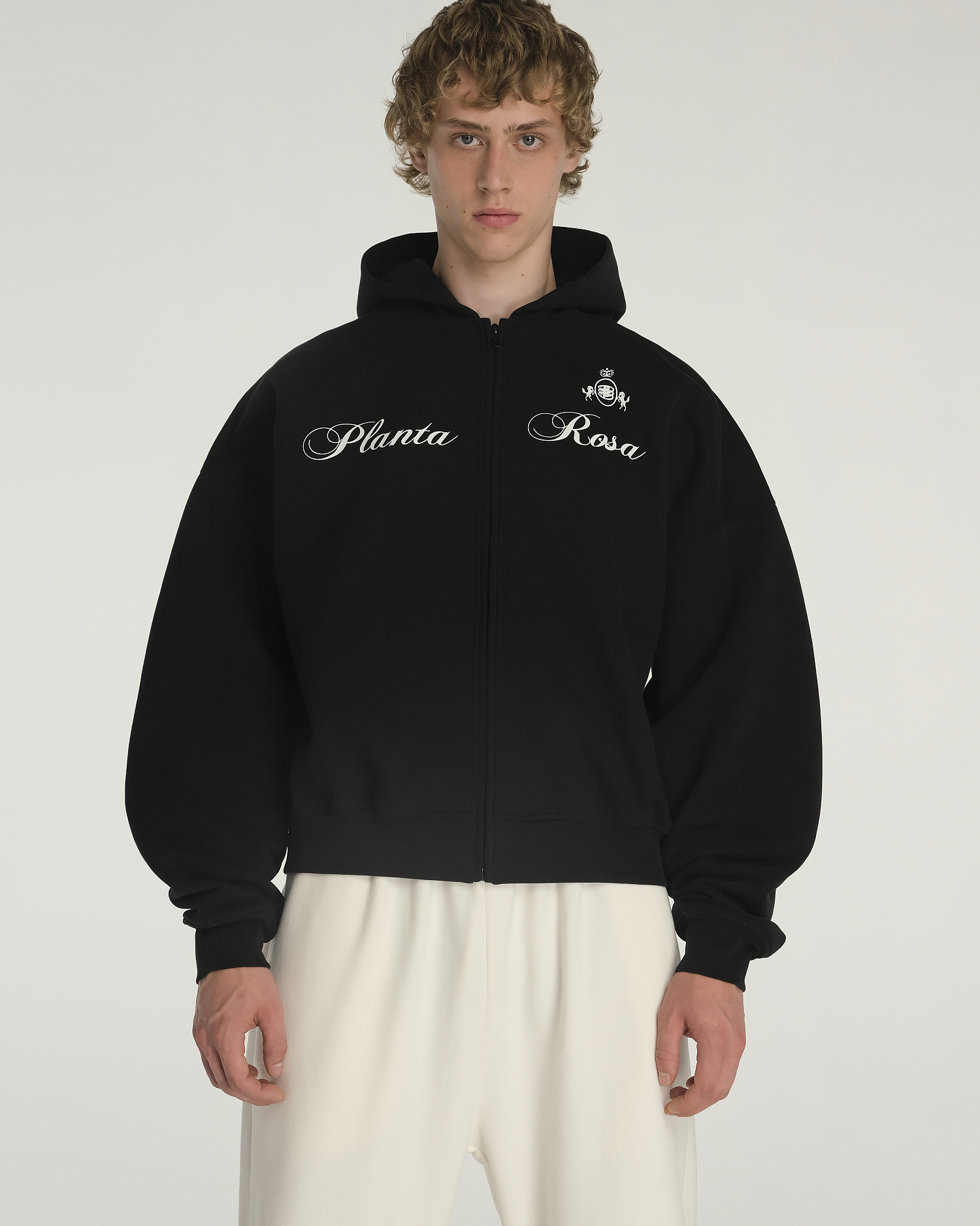 PLANTA ROSA ZIP HOODIE