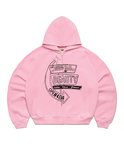 BEAUTY-PLANTA ZIP HOODIE