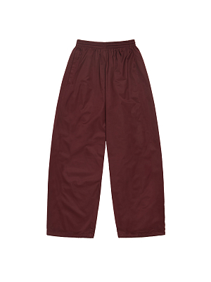 PUFFER PANTS - BURGUNDY
