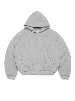 BOMBER HOODIE -  GREY