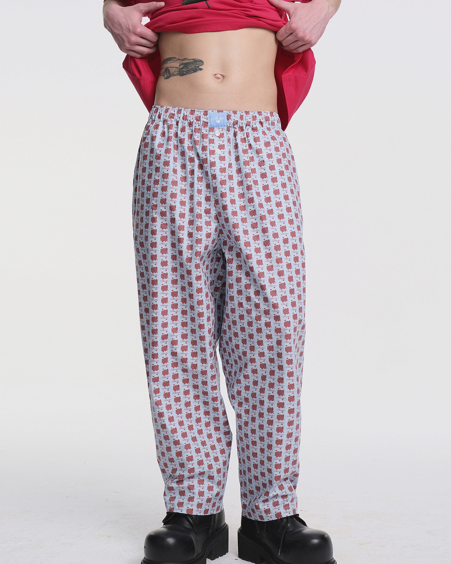 ROSE PATTERN PANTS