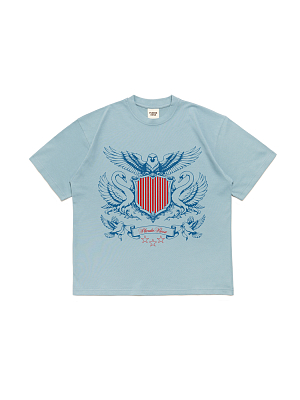 FLOCK T-SHIRT 250-TOURMALINE VELVET