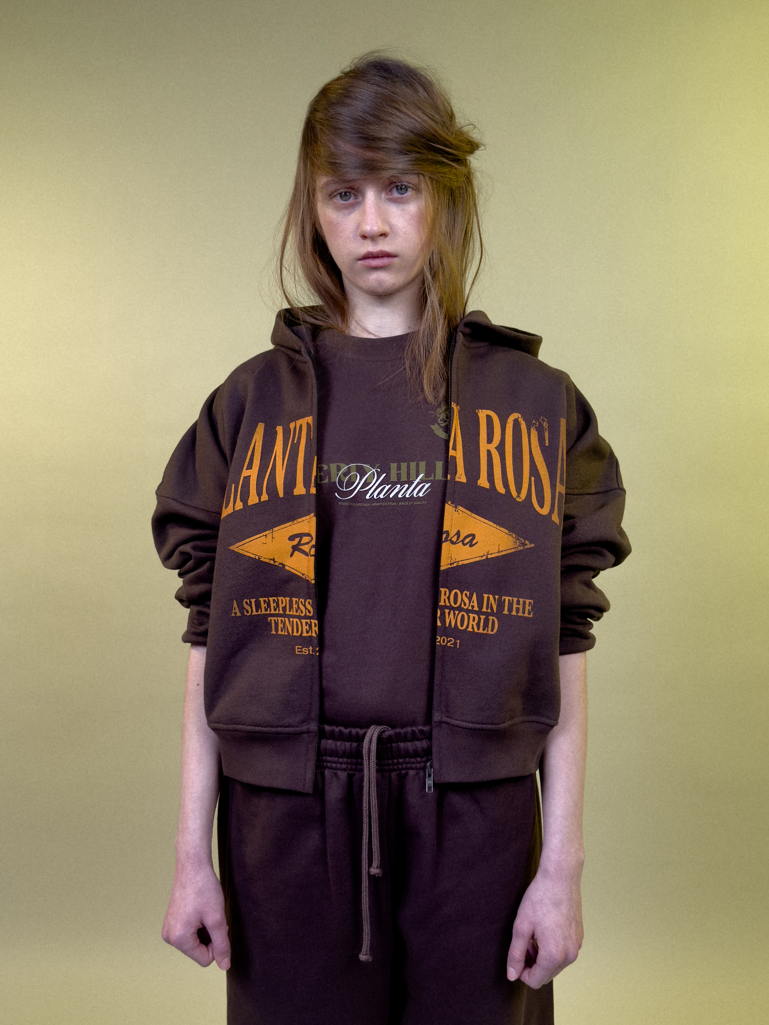 GINGER ZIP HOODIE