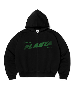 SATURN  ZIP HOODIE 470-BLACK VELVET
