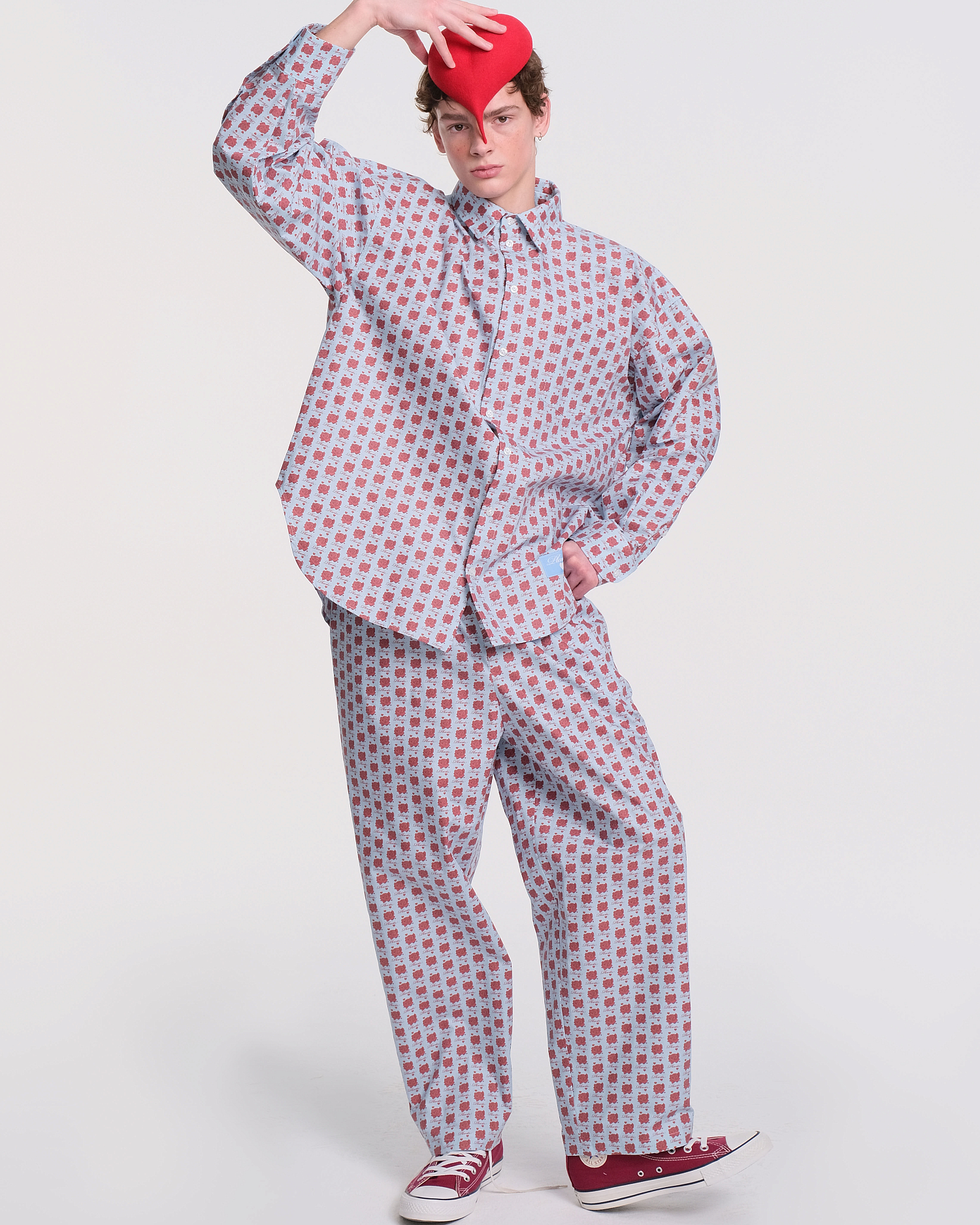 ROSE PATTERN SHIRT
